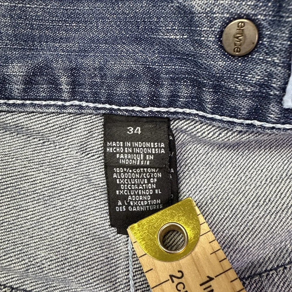 Vintage Y2K ENYCE Jeans Mens 34x30 Blue Skater Jeans 90's Hip Hop Regular Fit‎